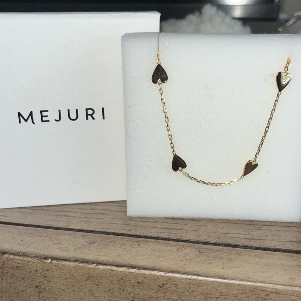 BRAND NEW Mejuri Heart Station Bracelet